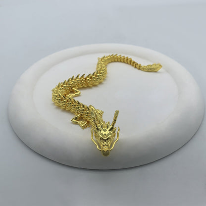 Collectible Gold Dragon Figurine