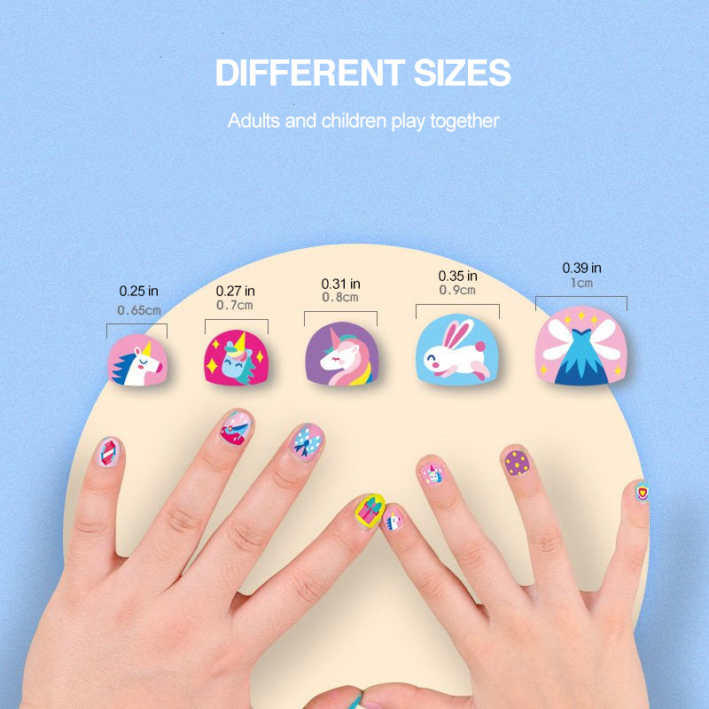 Fun Kids Nail Art Stickers (120 Count)