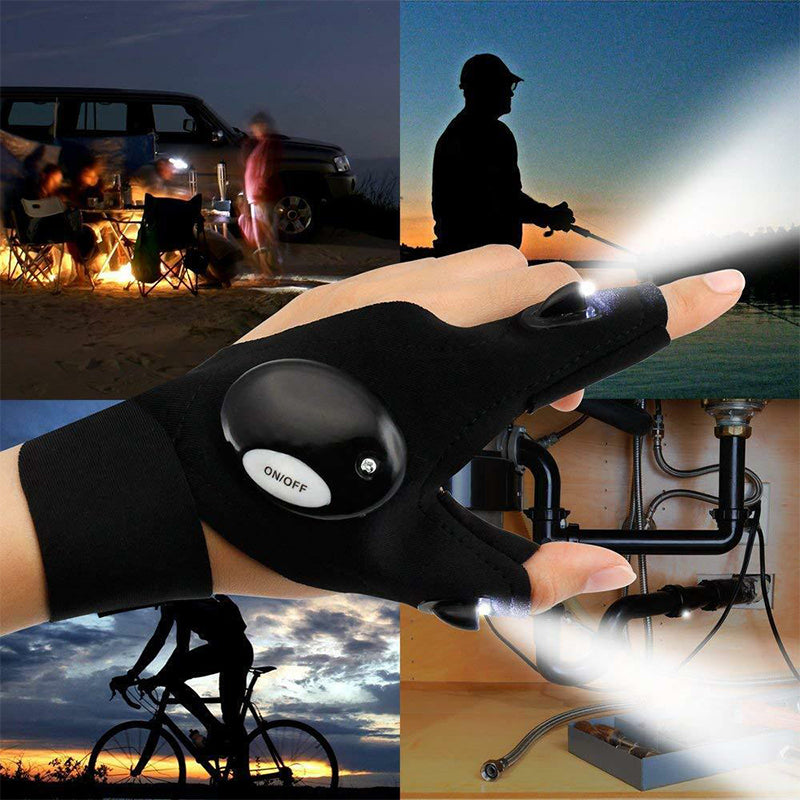 Colorful LED Light Up Gloves