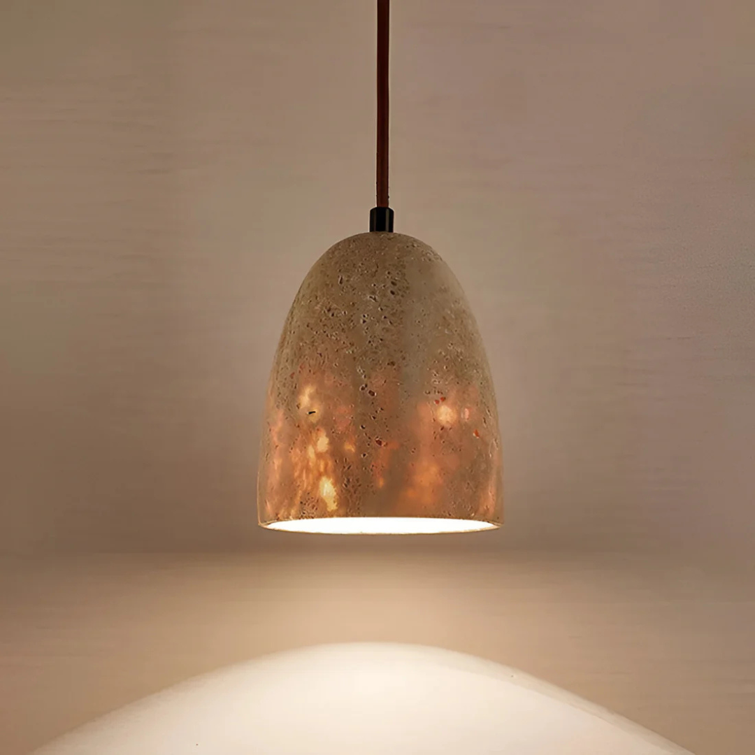 Vintage Stone Hanging Light
