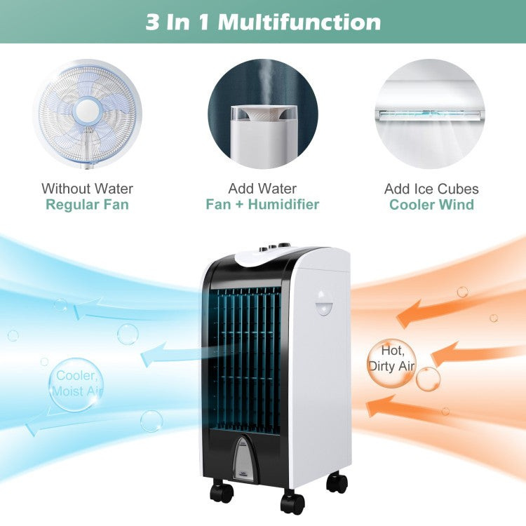 Portable Air Cooler Fan with Filter for Home Use