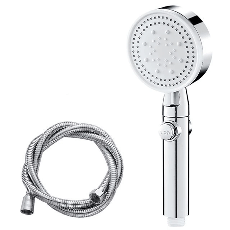 Fesara Adjustable 5 Mode Shower Head with Button Control