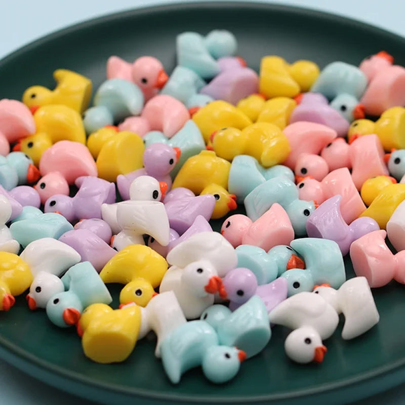 Cute Small Yellow Duck Figurine
