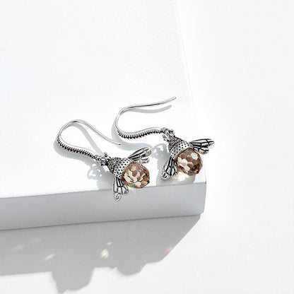 Colorful Honey Bee Drop Earrings
