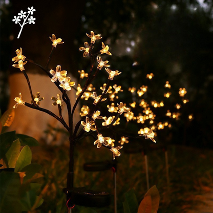 Bright Outdoor Solar Path Lights - 6 Pack Warm White LEDs - Fesara