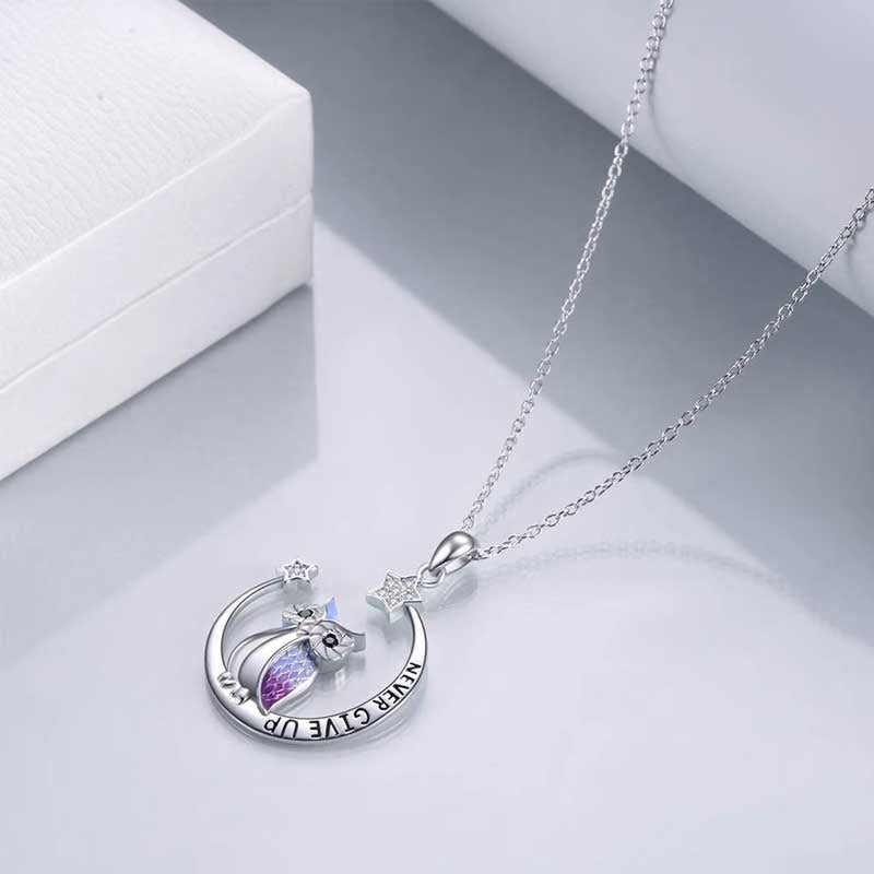 Inspirational Owl Pendant Necklace