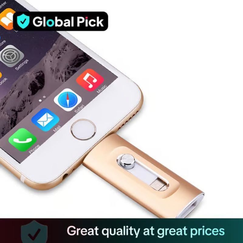 Portable 3 in 1 USB Flash Drive for Phone and PC