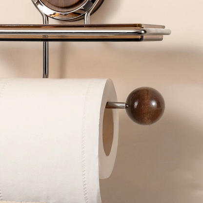 Easy Install Suction Toilet Paper Holder – Stainless Steel