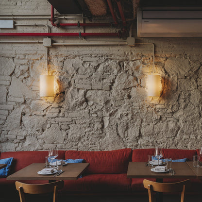 Textile Wall Light in Simple Zen Design