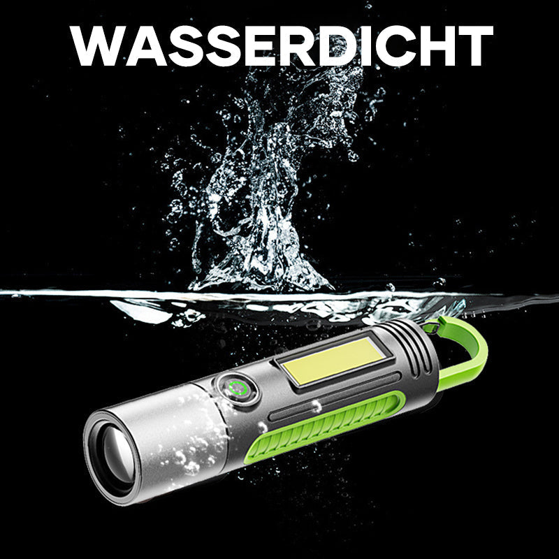 Compact Rechargeable LED Flashlight for Camping