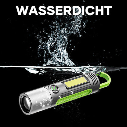 Compact Rechargeable LED Flashlight for Camping
