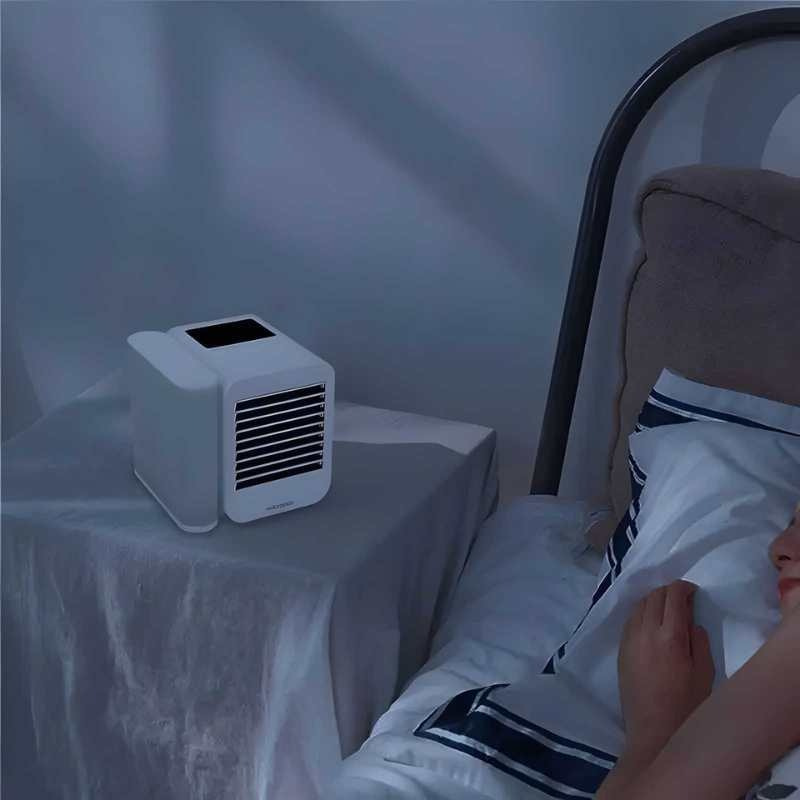 Compact Mini Air Conditioner with Water Tank and Humidifier