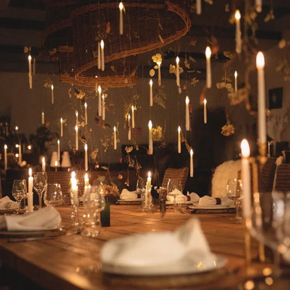Warm Glow Floating LED Candle Light Set