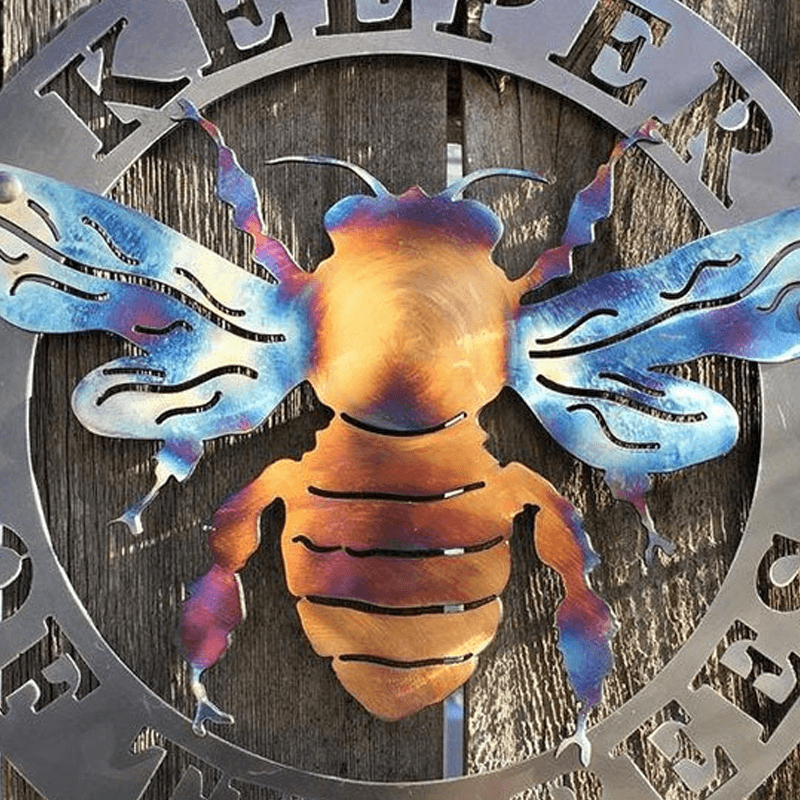 Nature Inspired Bee Metal Wall Art