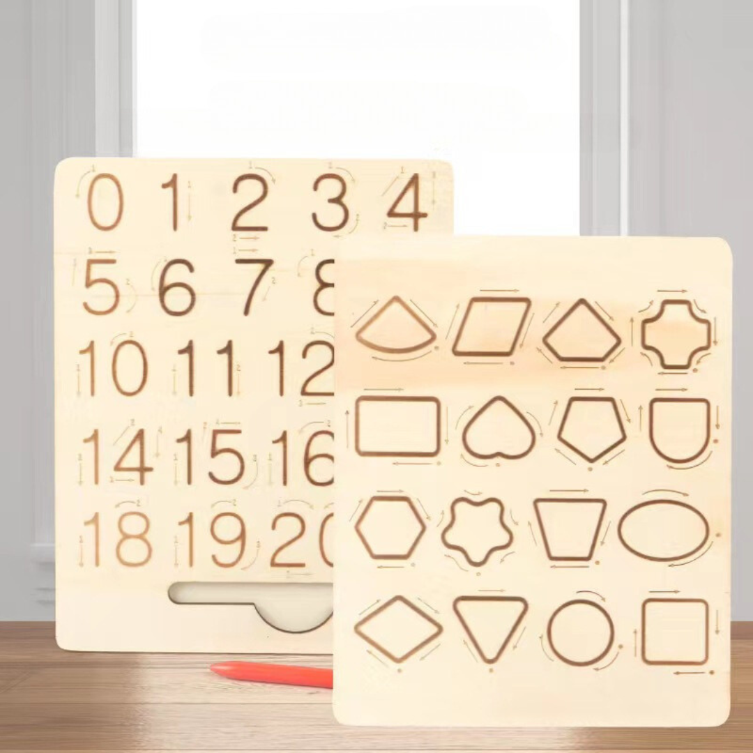 Rustic Wooden Numerical Sign Board - Fesara