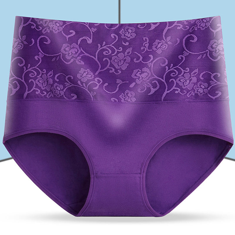 Comfortable High Waist Women's Cotton Briefs