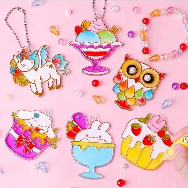 Fesara | SparkleCharm | Kids Crystal Jewelry Making Kit