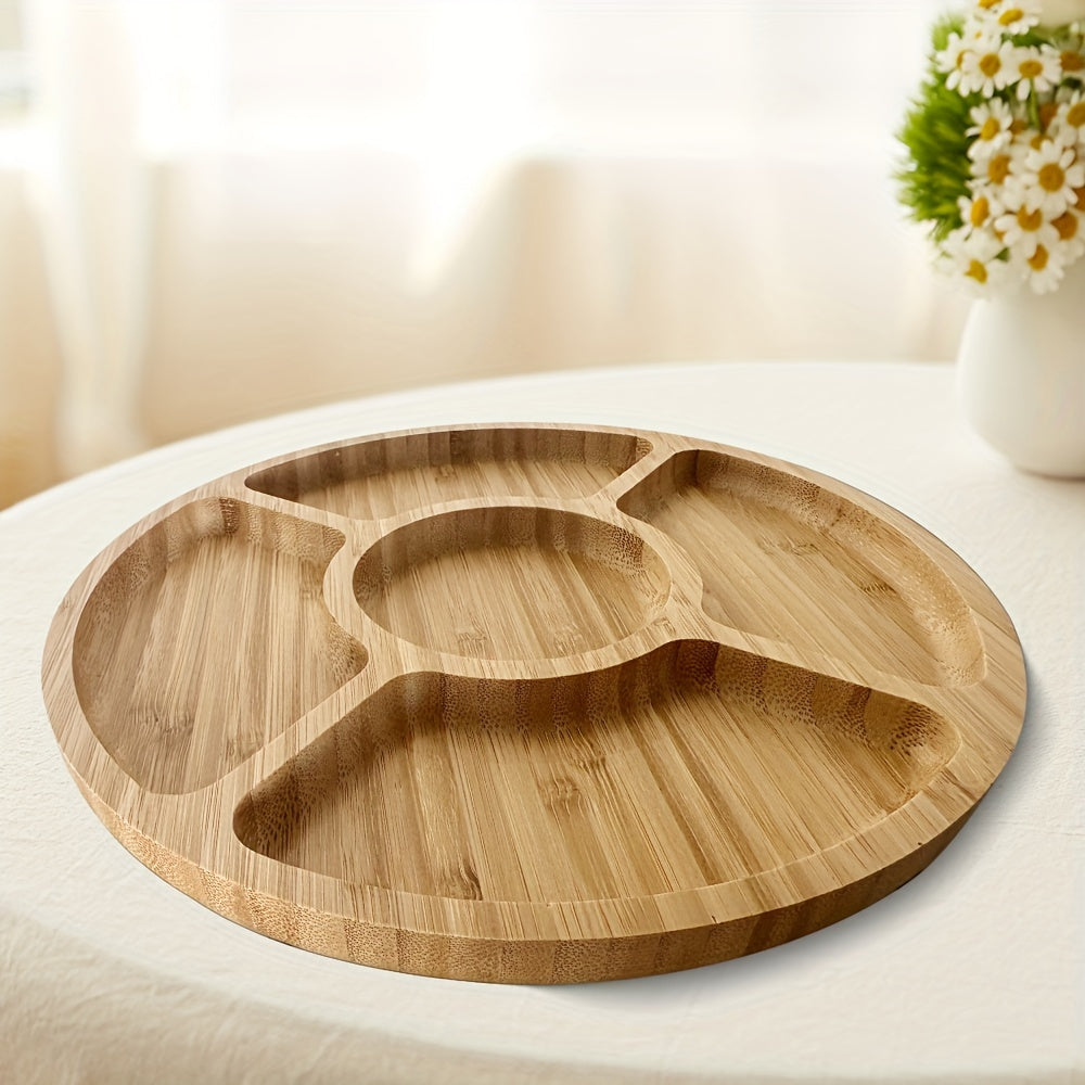 Eco Friendly Bamboo Snack Serving Tray