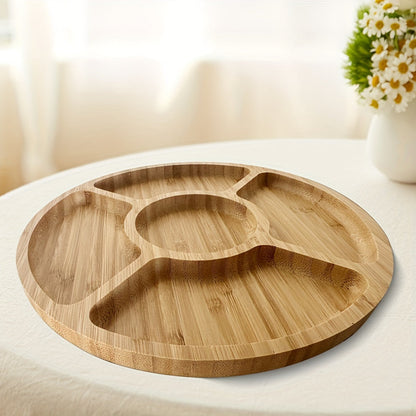 Eco Friendly Bamboo Snack Serving Tray