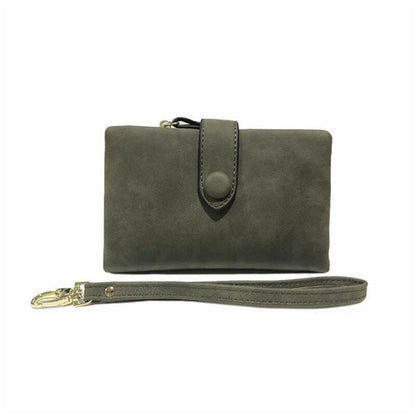 Compact Ladies Leather Fold Wallet