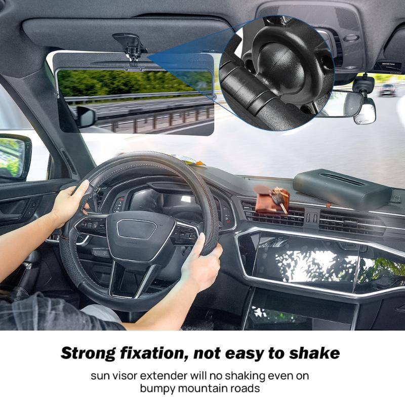 Premium Car Sun Shade With Polarized Glare Blocker