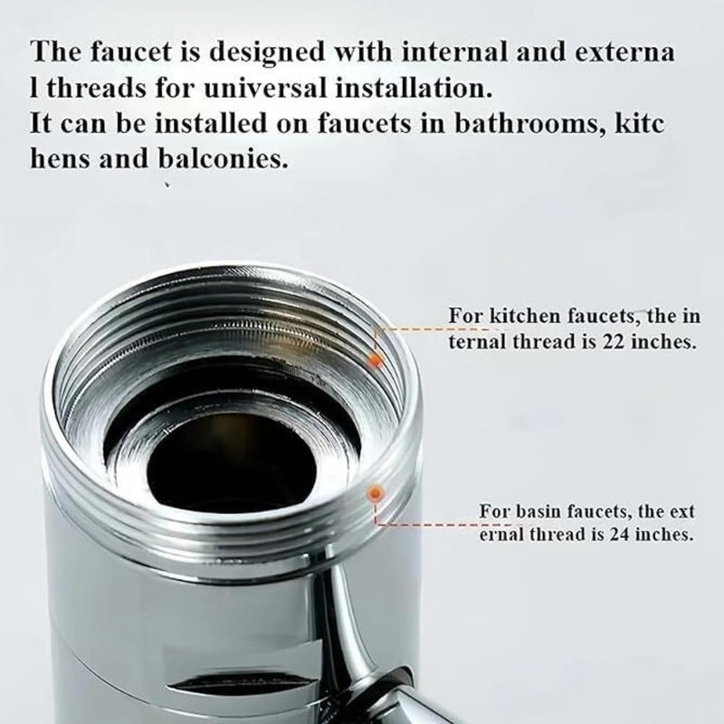 Flexible 360° Rotating Sink Faucet Extender