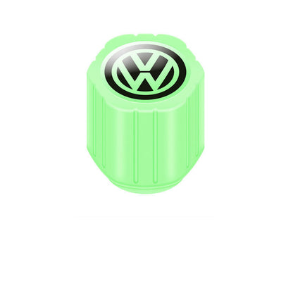 Bright Green LED Tire Valve Caps 20-Pack Universal Fit
