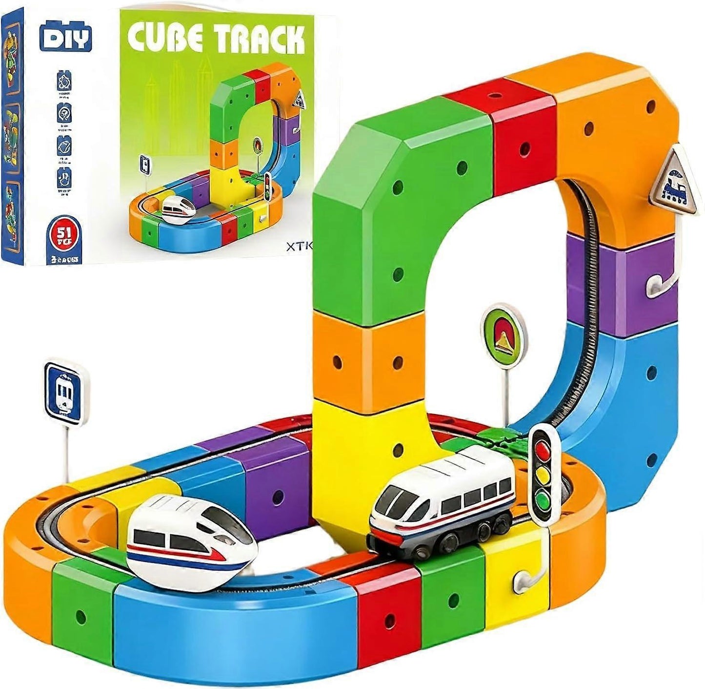 Fun Kids Magnetic Building Track Set