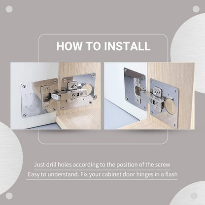 Easy Fix Cabinet Hinge Replacement Kit Stainless Steel