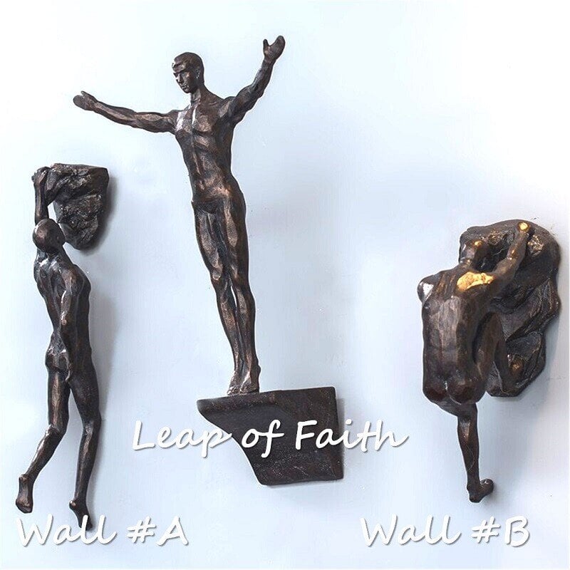 Metal Climber Figurine Decoration