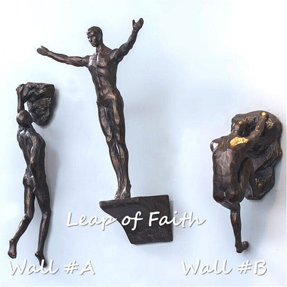 Metal Climber Figurine Decoration