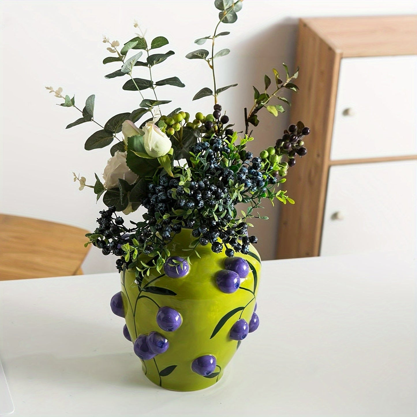 Colorful Ceramic Vase – Beautiful Home Decor Accent