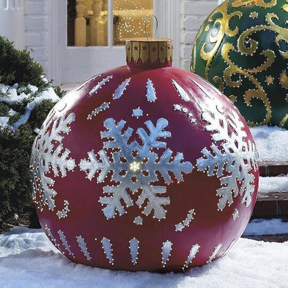 Festive Outdoor Christmas Inflatable Ball Decoration