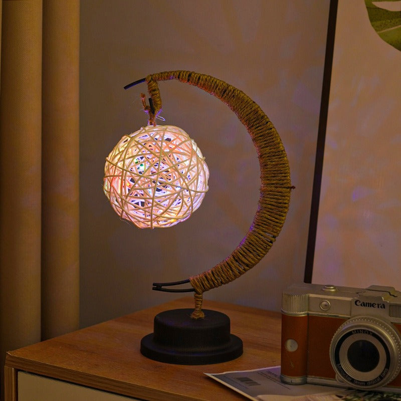 Soft Moon Glass Table Lamp