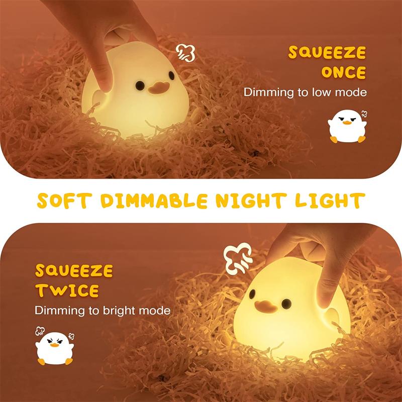 Soothing Kids Bedroom Lamp with Dimmable Night Light