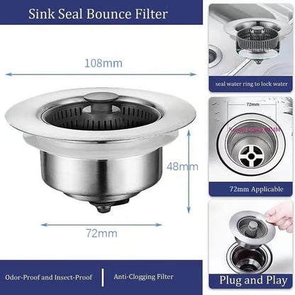Premium Sink Drain Filter Strainer