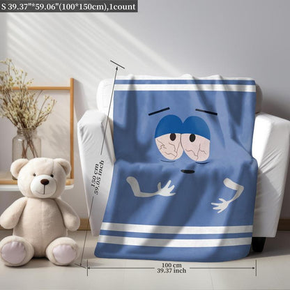 Cozy Plush Cartoon Throw Blanket