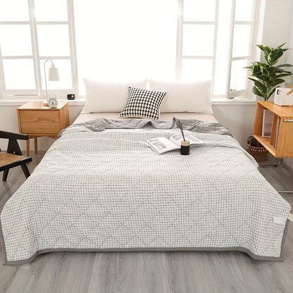 Fesara | Classic Lightweight Plaid Throw Blanket