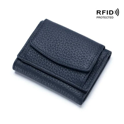 Secure Slim Leather Wallet Card Protector