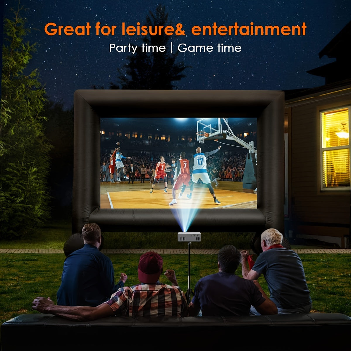 Compact 3000 Lumen LED Home Theater Projector