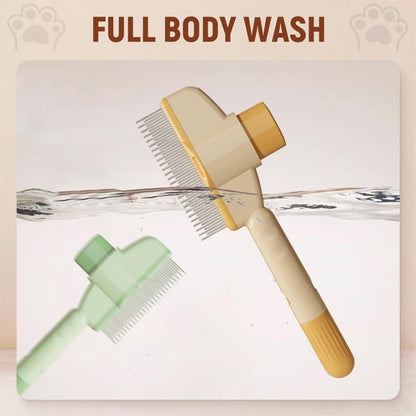 Pet Grooming Brush with Soft Fur Care