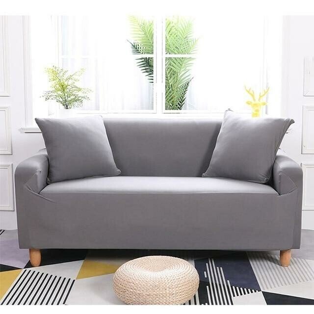 Fesara Elastic Sofa Slipcover - Solid Color - Fesara