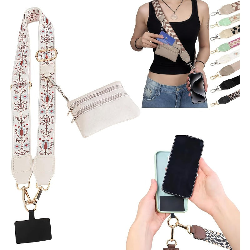 Fesara | Fashion Crossbody Phone Necklace with Removable Card Holder