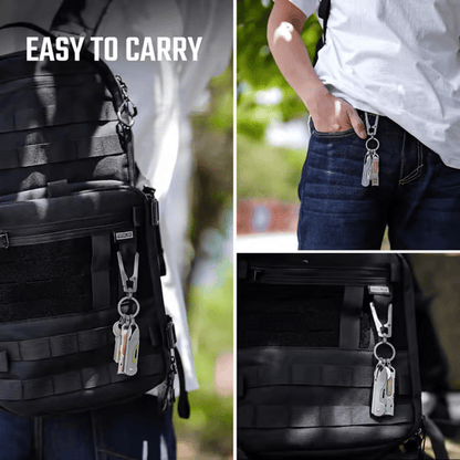 Compact Lightweight Folding Keychain Knife