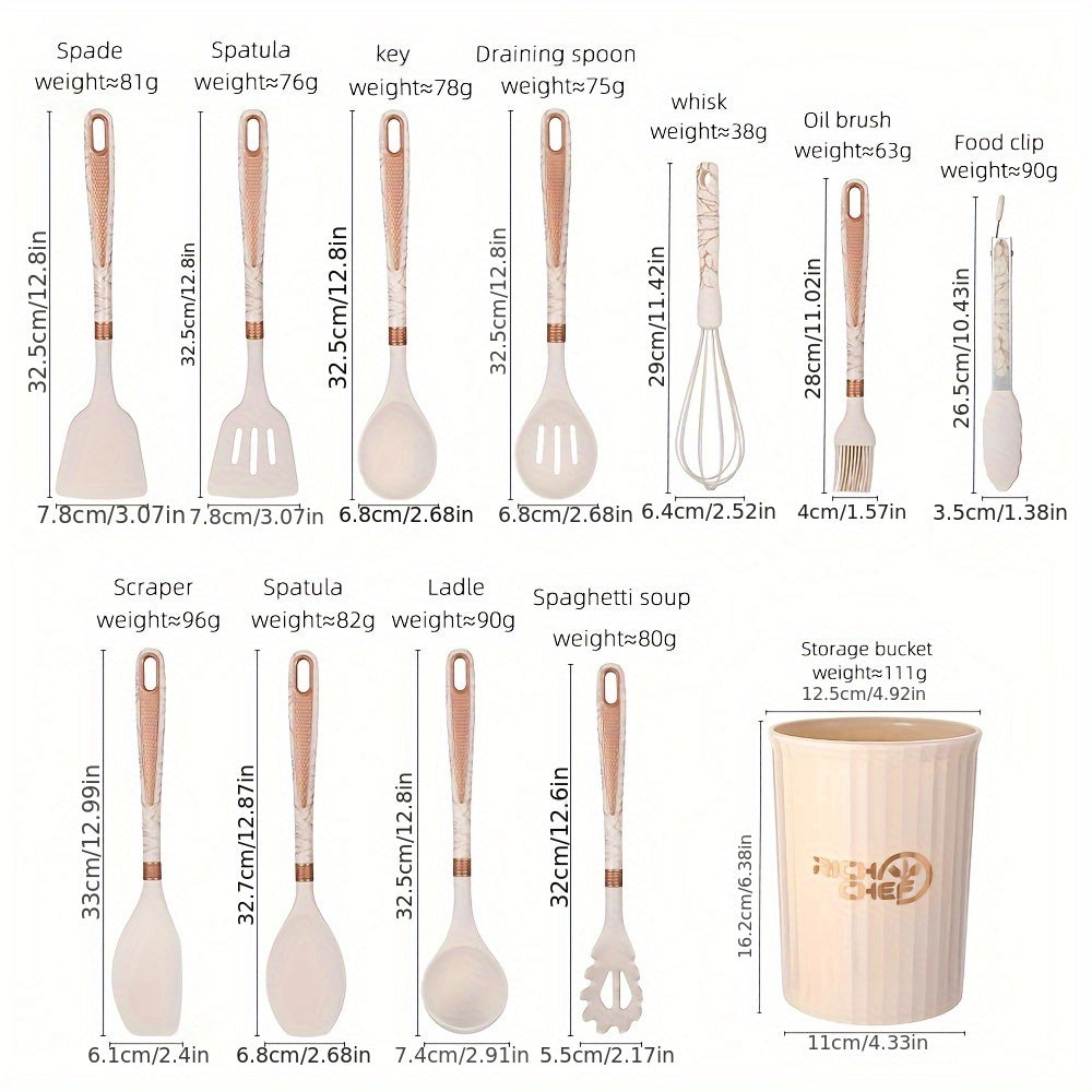 Fesara | Deluxe Silicone Kitchen Tool Set