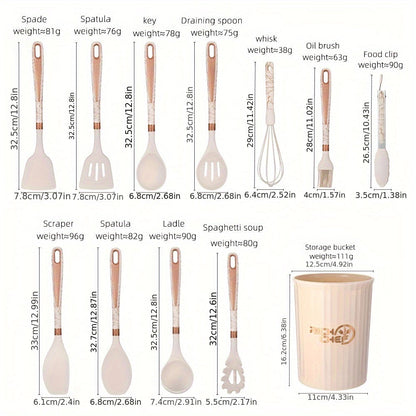 Fesara | Deluxe Silicone Kitchen Tool Set