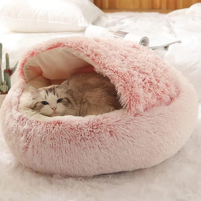 Cozy Pet Bed for Calming Sleep