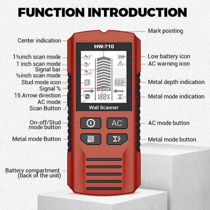 Fast Metal Pipe Detector Scanner