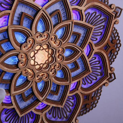 Colorful Yoga Studio LED Night Lamp