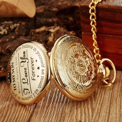 Classic Quartz Chain Watch for Men